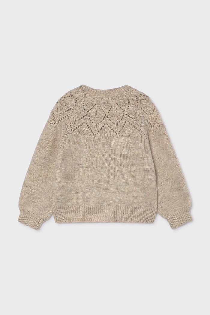 Mayoral Sweter beżowy 4318.6E.Mini.9BY2