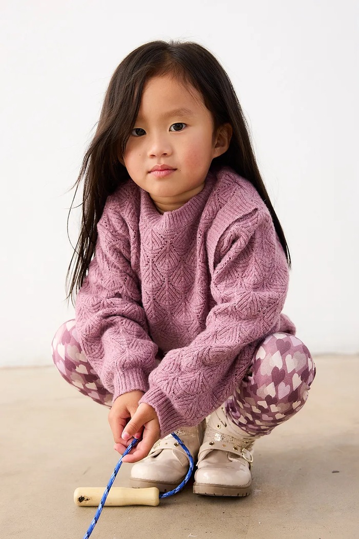 Mayoral pulover za bebe 4314.6A.Mini.9BY2 ljubičasta