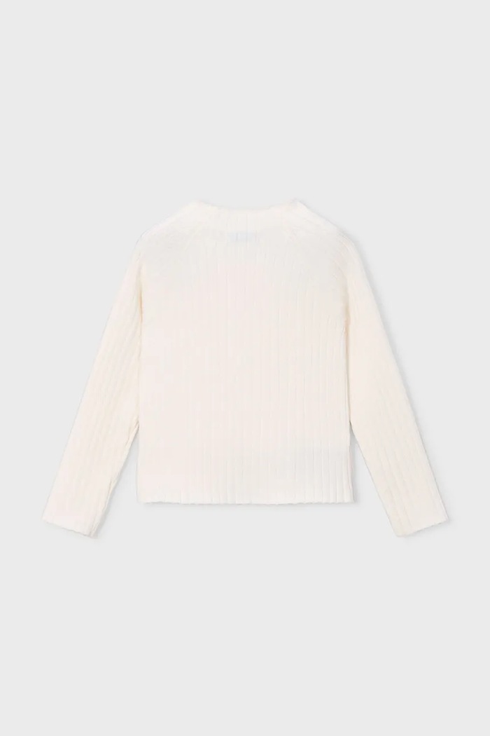 Mayoral πουλόβερ παιδικό με βισκόζη 4026.6A.Mini.9BY2 μπεζ AW26