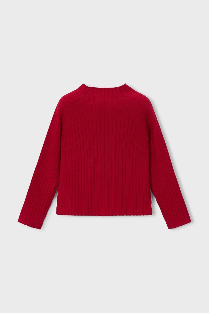 Mayoral pulover za djecu s viskozom 4026.6A.Mini.9BY2 crvena AW26