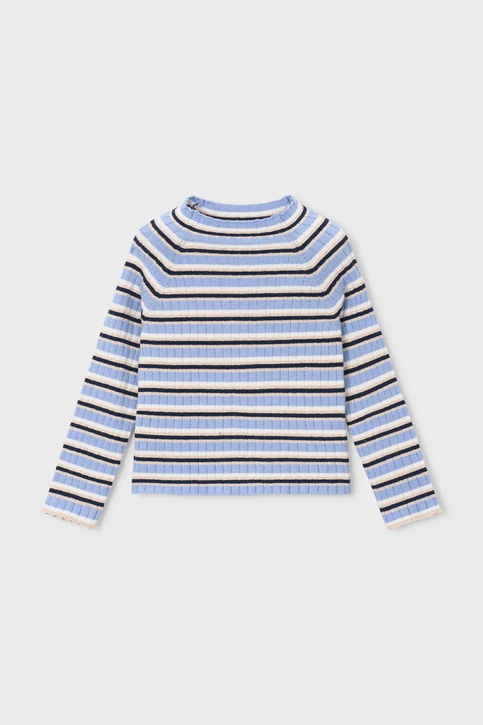 Mayoral sweter dziecięcy z wiskozą niebieski 4026.6A.Mini.9BY2