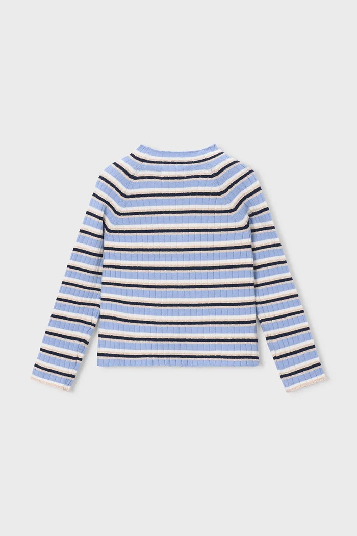 Mayoral sweter dziecięcy z wiskozą 4026.6A.Mini.9BY2 niebieski AW26