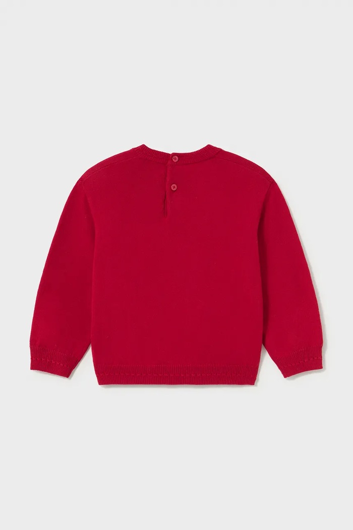 Mayoral svetr dětský s příměsí vlny 2385.4J.Baby.9BY2 červená AW26
