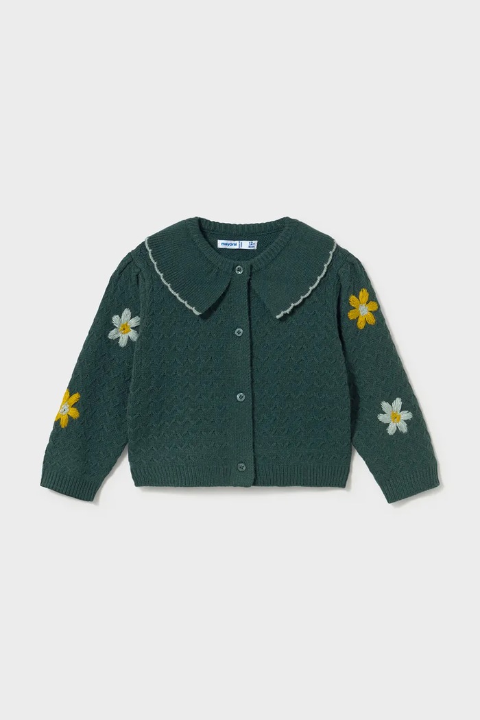 Mayoral кардиган дитячий 2306.4K.Baby.9BY2 зелений AW26