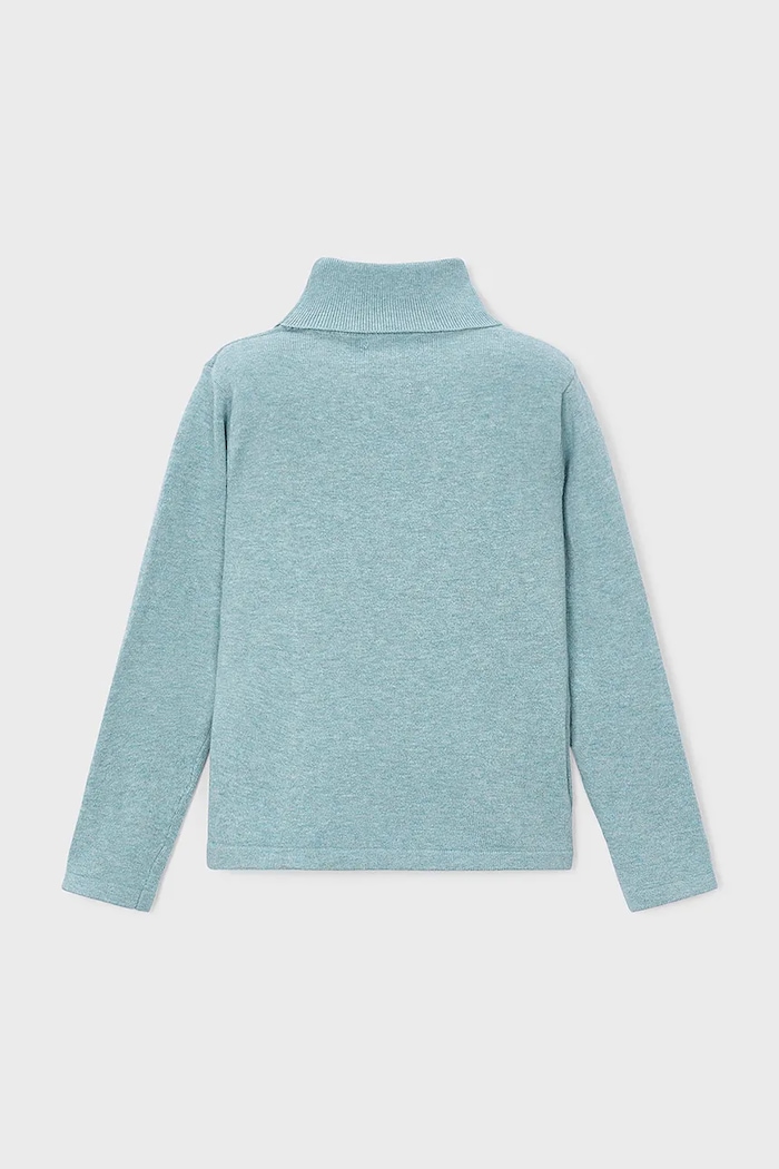 Mayoral свитер для детей с хлопком 313.6J.Mini.9BY2 бирюзовый AW26