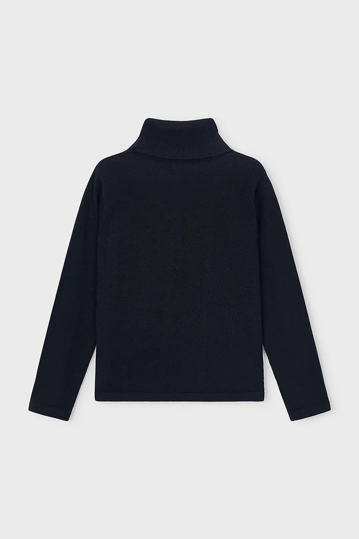Mayoral свитер для детей с хлопком 313.6J.Mini.9BY2 чёрный AW26