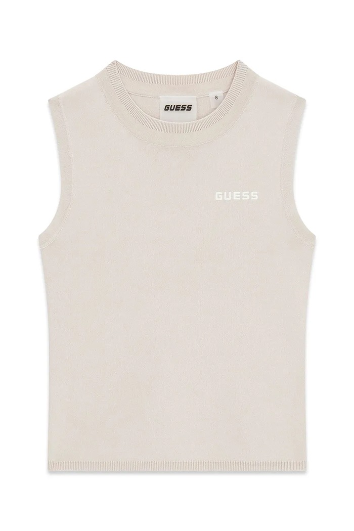 Guess kamizelka dziecięca z wiskozą beżowy J6YR19.Z1180.9BY2
