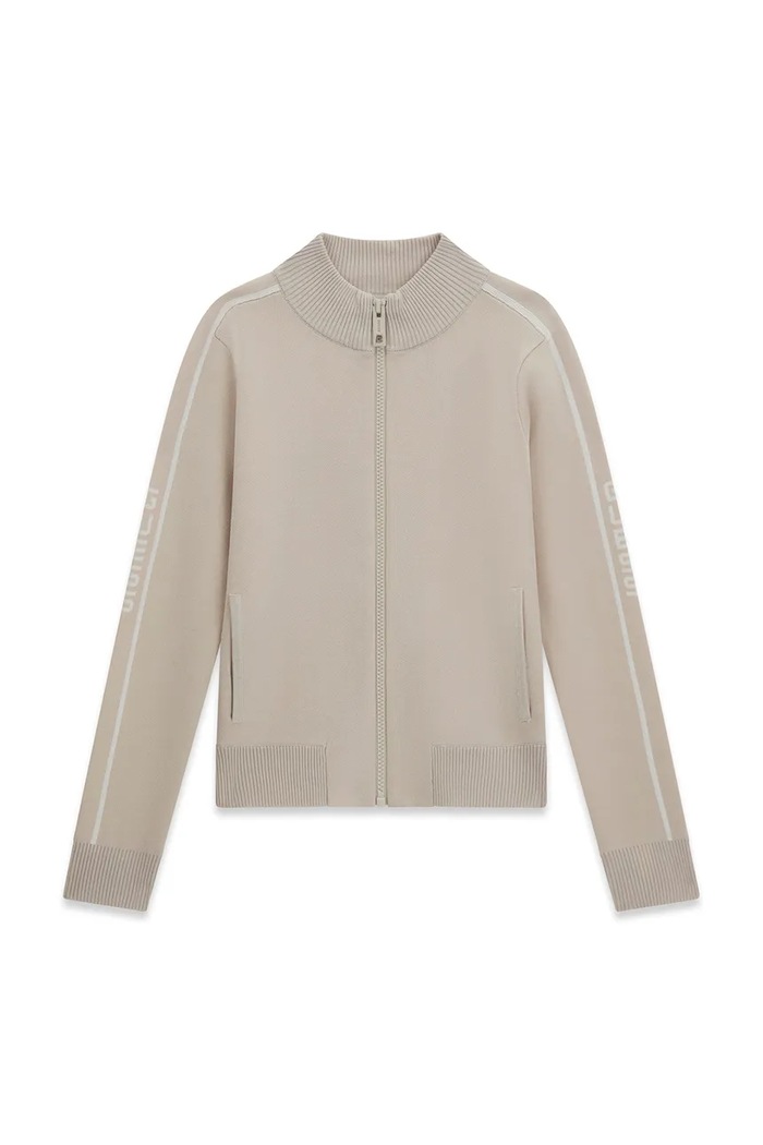 Guess sweter rozpinany dziecięcy z wiskozą beżowy J6YR17.Z1090.9BY2