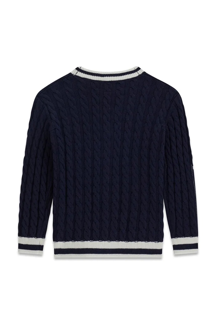 Guess kardigan dziecięcy z dodatkiem wełny J6YR09.Z0841.9BY2 granatowy AW26