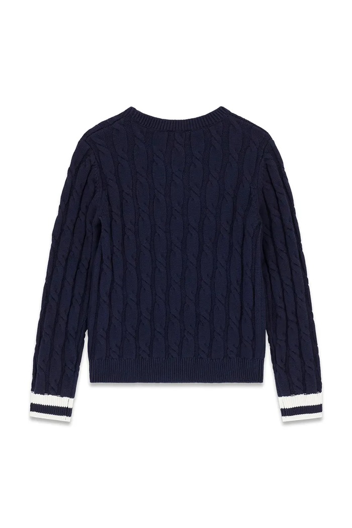 Guess sweter dziecięcy z dodatkiem wełny J6YR06.Z0836.9BY2 granatowy AW26