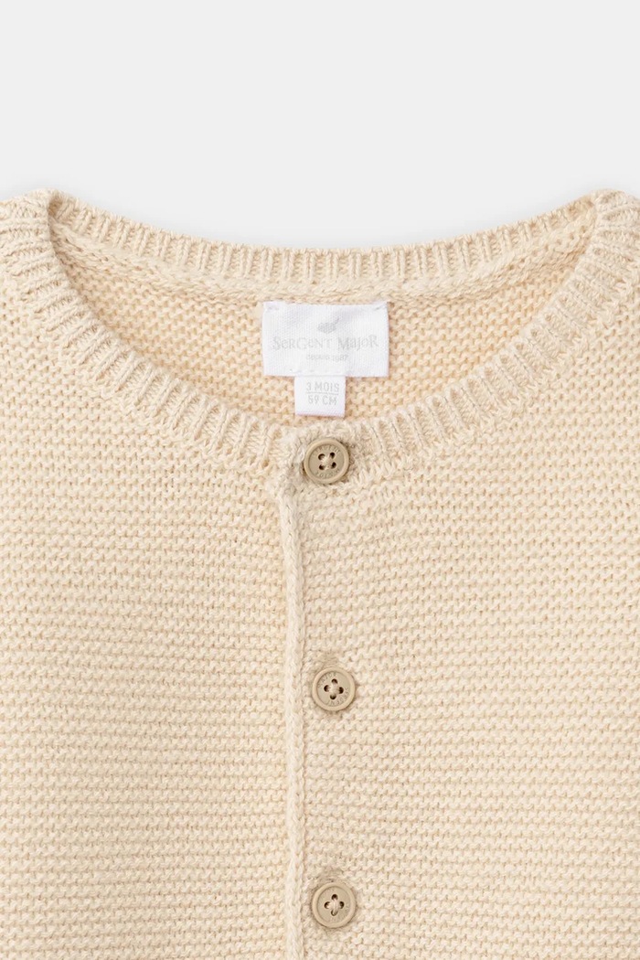 Кардиган для детей с добавлением шерсти Sergent Major 26H0CMQ1CAR бежевый