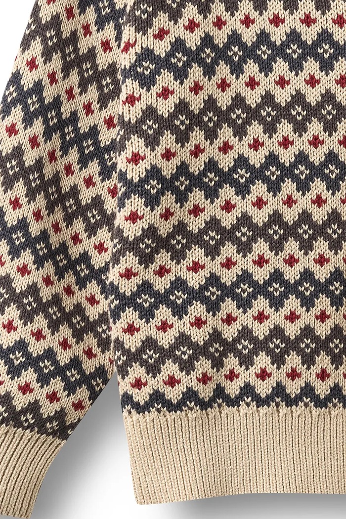 Chłopiec Wheat Sweter dziecięcy bawełniany 2531.560.GOTS beżowy