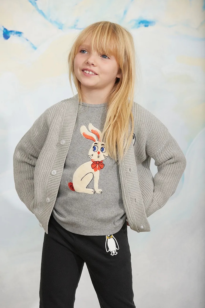 Mini Rodini kardigan dziecięcy bawełniany 26720162
