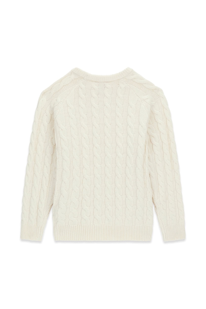 Guess Sweter dziecięcy z dodatkiem wełny H6BR02.Z1648.9BY2 biały AW26