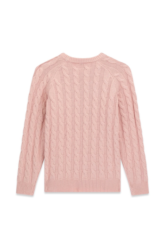 Guess Sweter dziecięcy z dodatkiem wełny H6BR02.Z1648.9BY2 różowy AW26