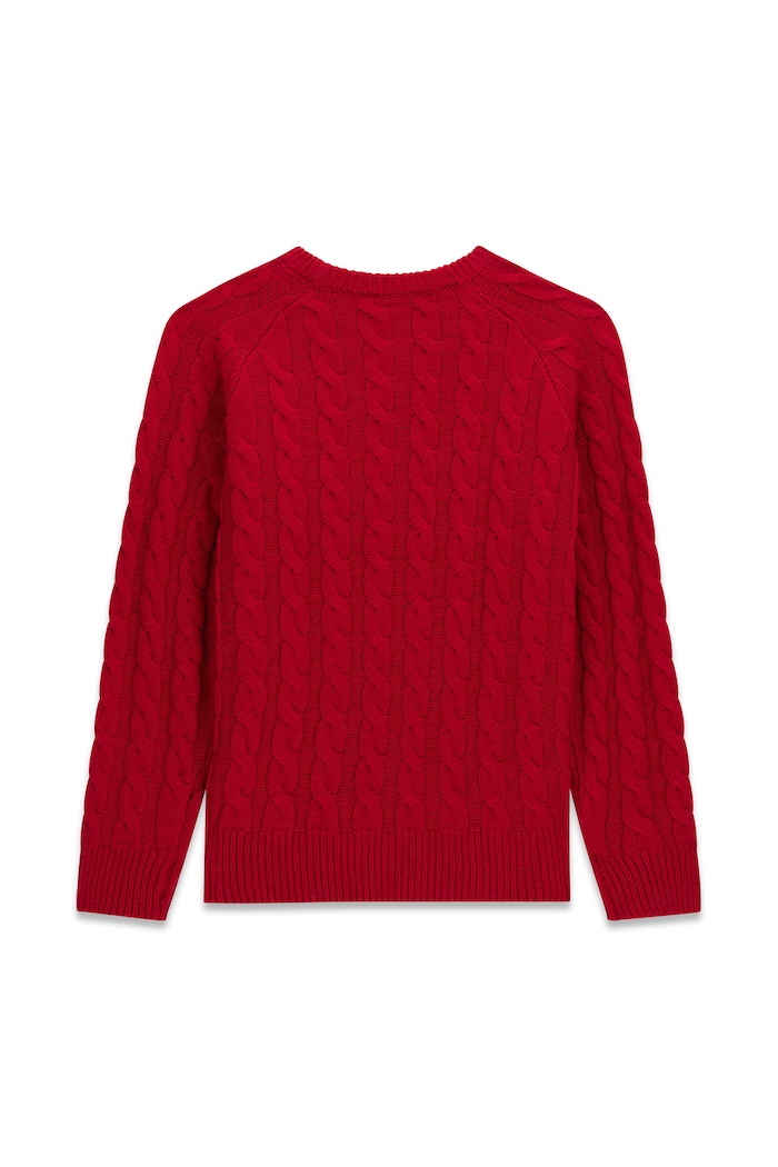 Guess Sweter dziecięcy z dodatkiem wełny H6BR02.Z1648.9BY2 czerwony AW26