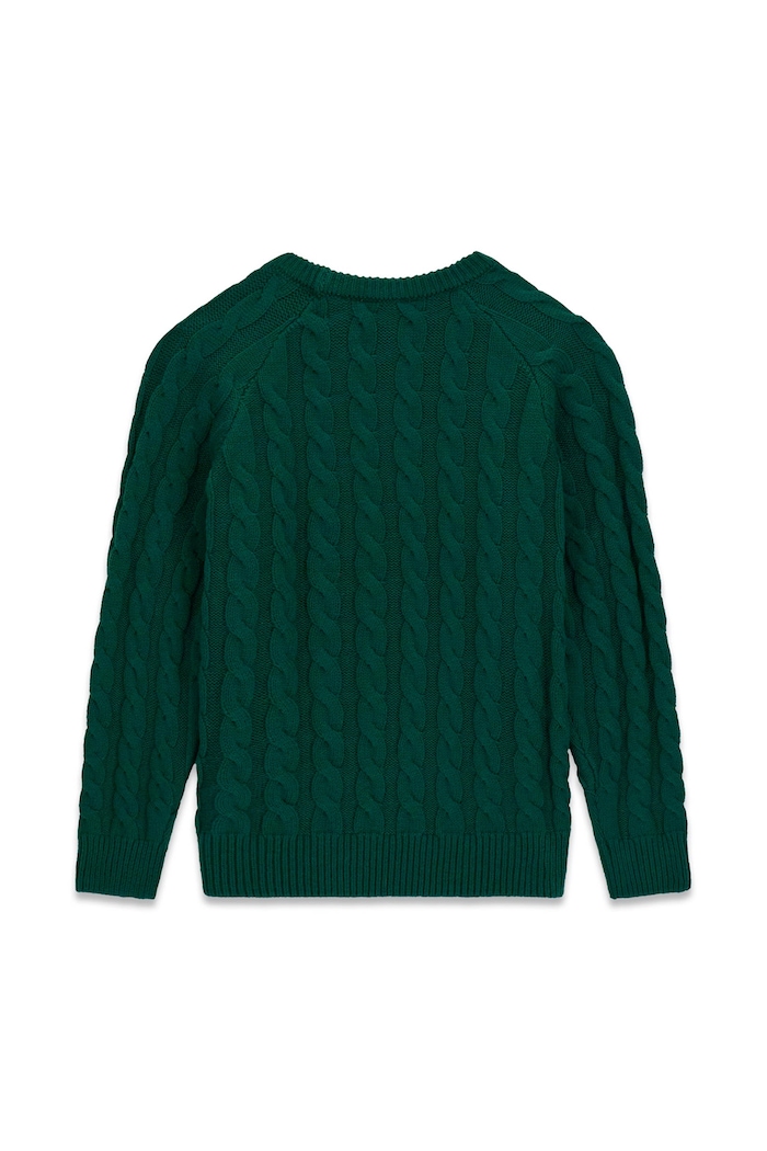 Guess Sweter dziecięcy z dodatkiem wełny H6BR02.Z1648.9BY2 zielony AW26