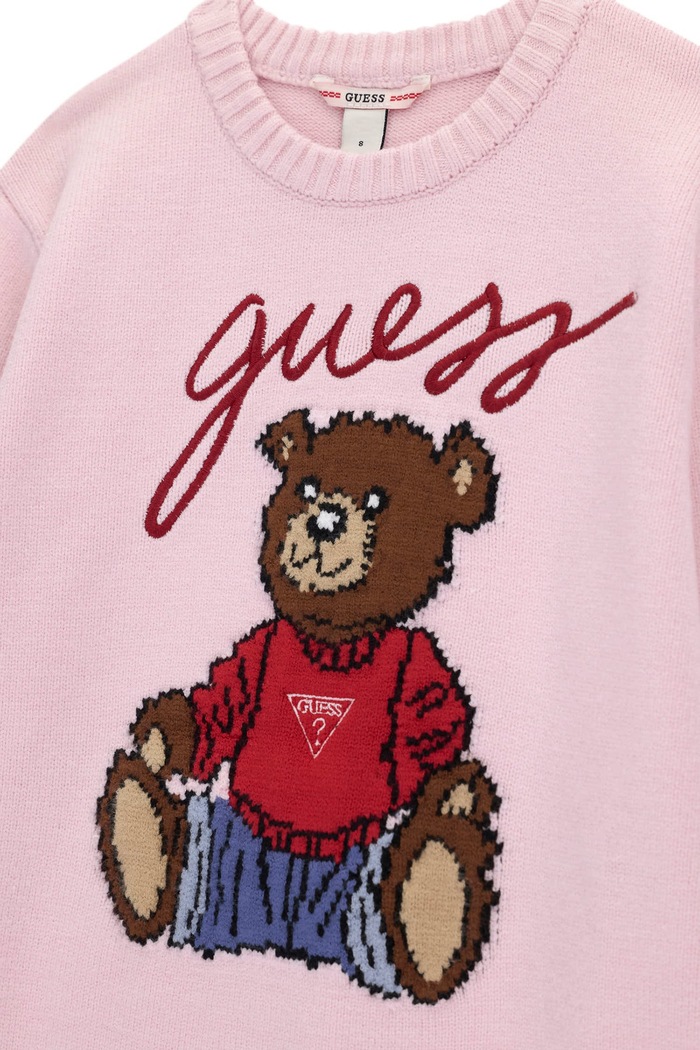 Chłopiec Guess Sweter dziecięcy z wiskozą H6BR01.Z1336.9BY2 różowy