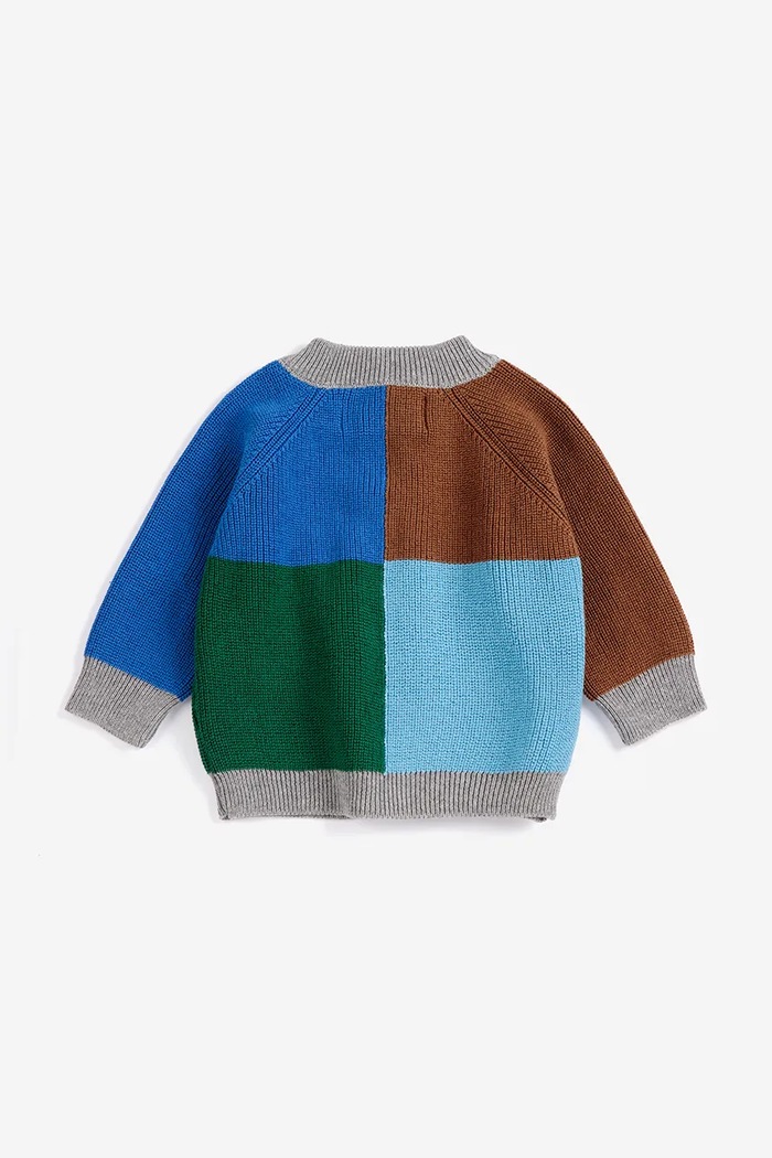 Bobo Choses Kardigán detský bavlnený 226AB026 viacfarebná AW26