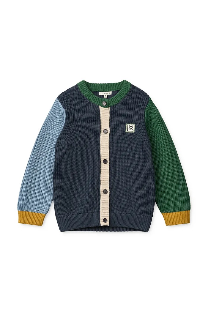 Liewood Ζακέτα παιδική βαμβακερή Thea Cotton Knit Cardigan LW21428.9BY2 σκούρο μπλε AW26