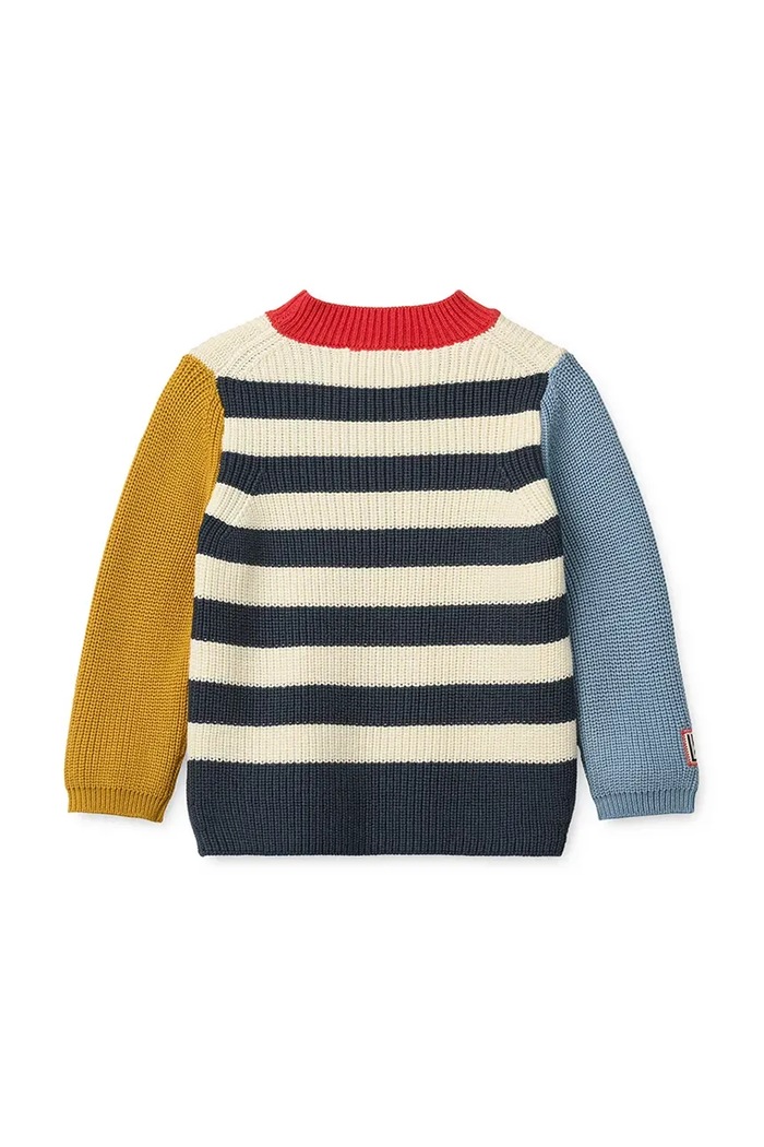 BIMBA Liewood Maglione per bambini in cotone Levi Cotton Knit Jumper LW21427.9BY2 multicolore