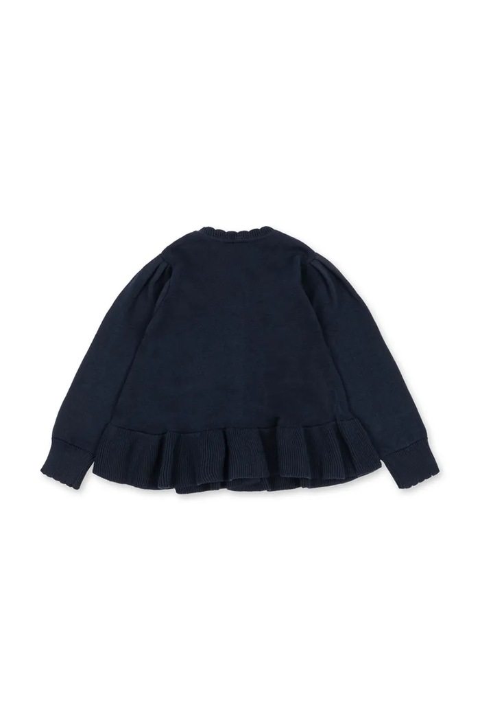 Konges Sløjd Ζακέτα παιδική βαμβακερή SOLEIL CARDIGAN GOTS KS106241.9BY2 σκούρο μπλε AW26