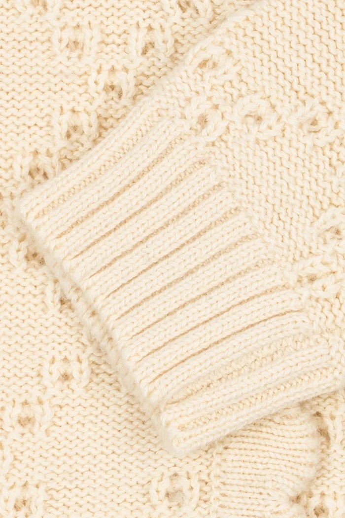 Kardigan otroški volnen COCOLO CARDIGAN Konges Sløjd bež KS105949.9BY2