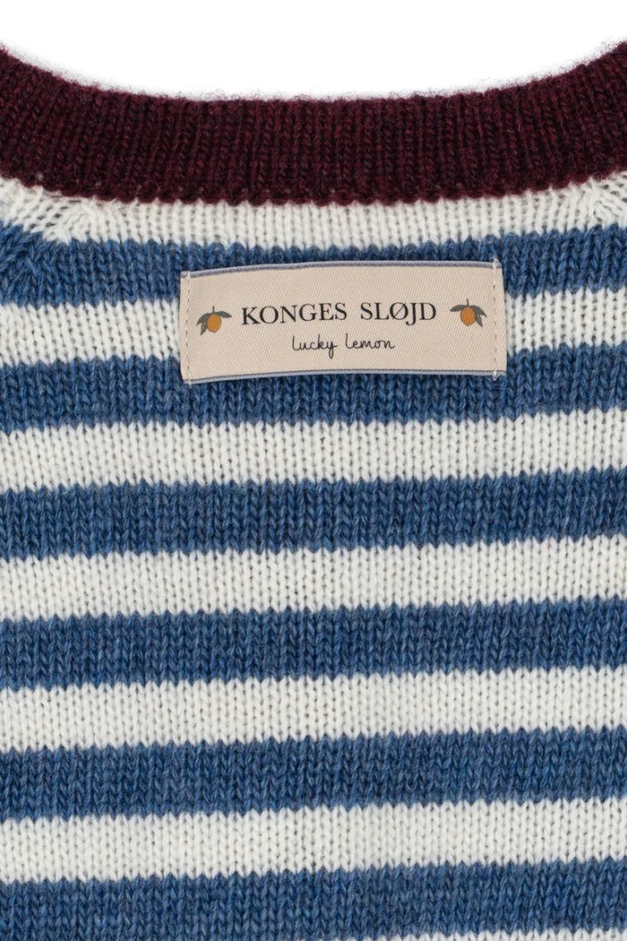 Deklice Konges Sløjd Kardigan otroški z volno BELOU CARDIGAN KS105906.9BY2 modra