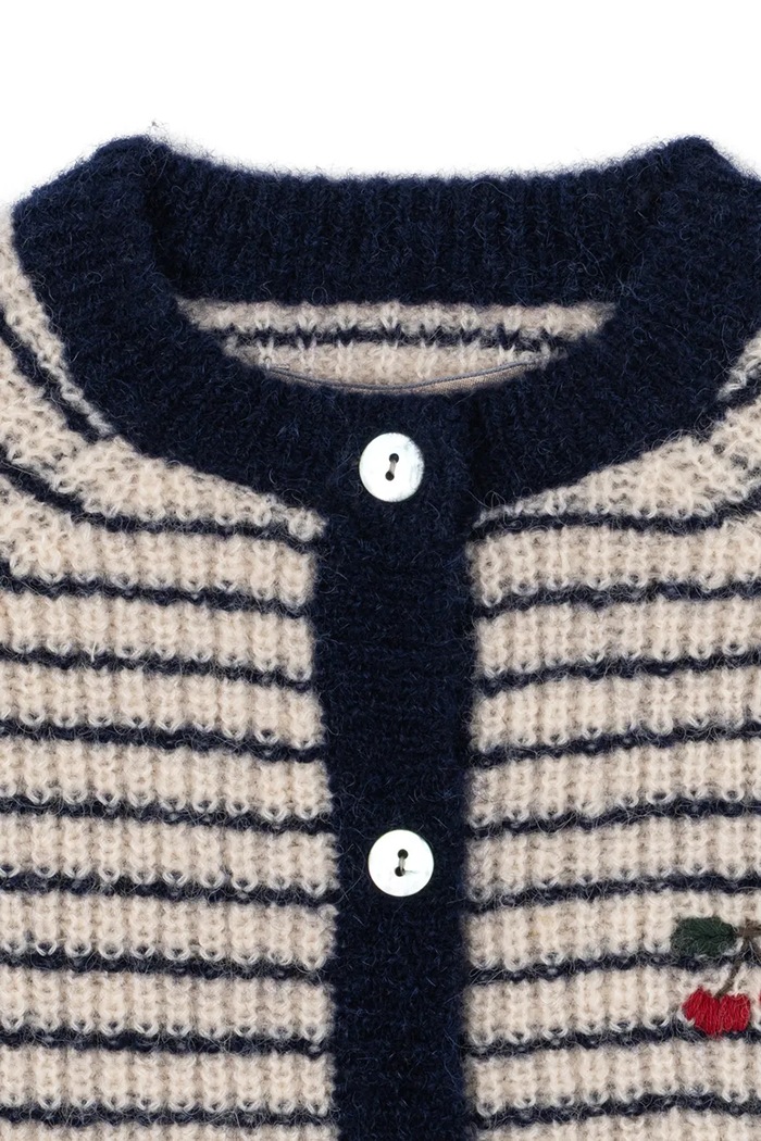 Мальчик Konges Sløjd Кардиган для детей с шерстью BARLI CARDIGAN KS104660.9BY2 тёмно-синий