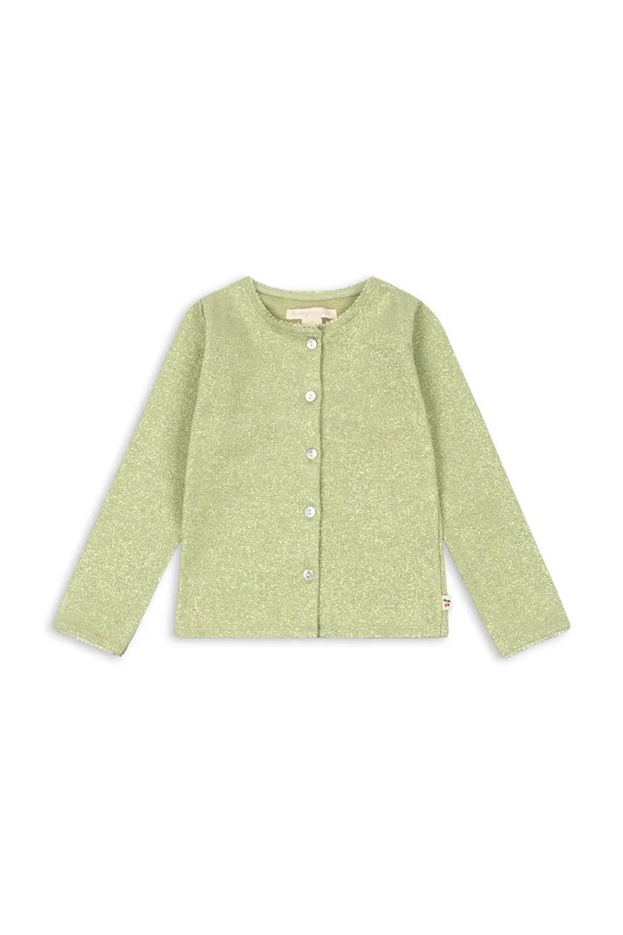 Konges Sløjd Ζακέτα παιδική με βαμβάκι ROLI CARDIGAN OCS πράσινο KS106215.9BY2