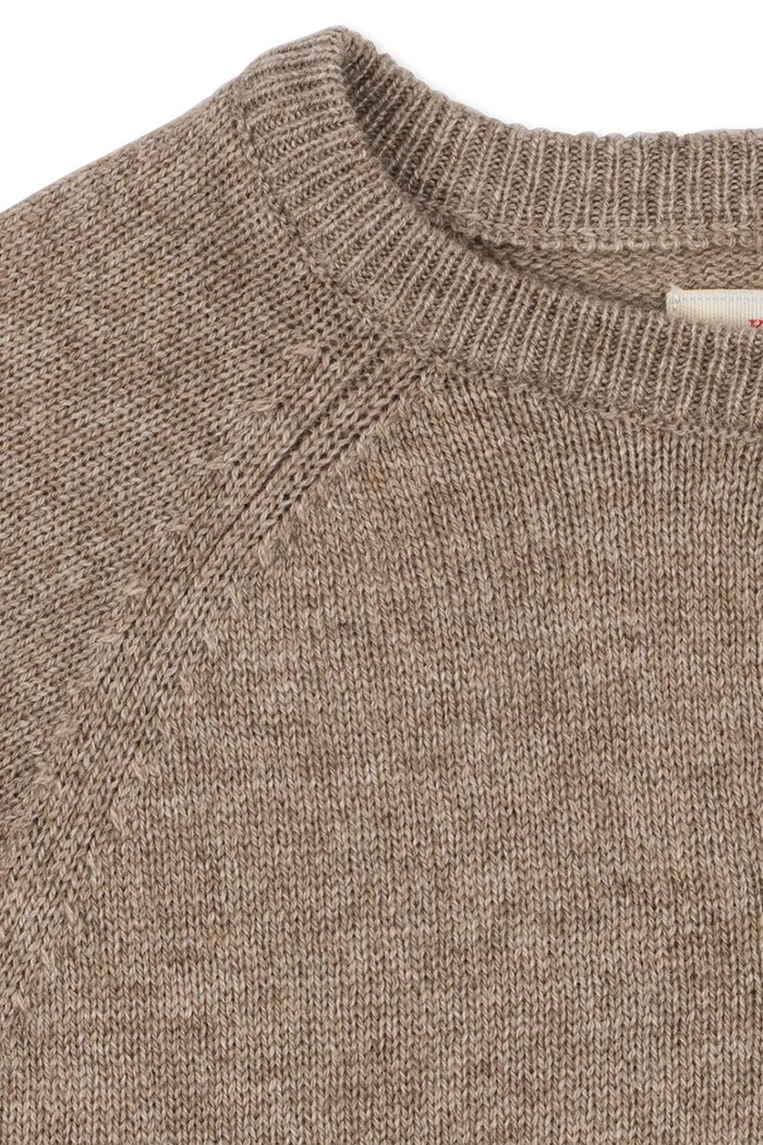 Chłopiec Konges Sløjd Kardigan dziecięcy z wełną MATTOU KNIT CARDIGAN KS106149.9BY2 beżowy
