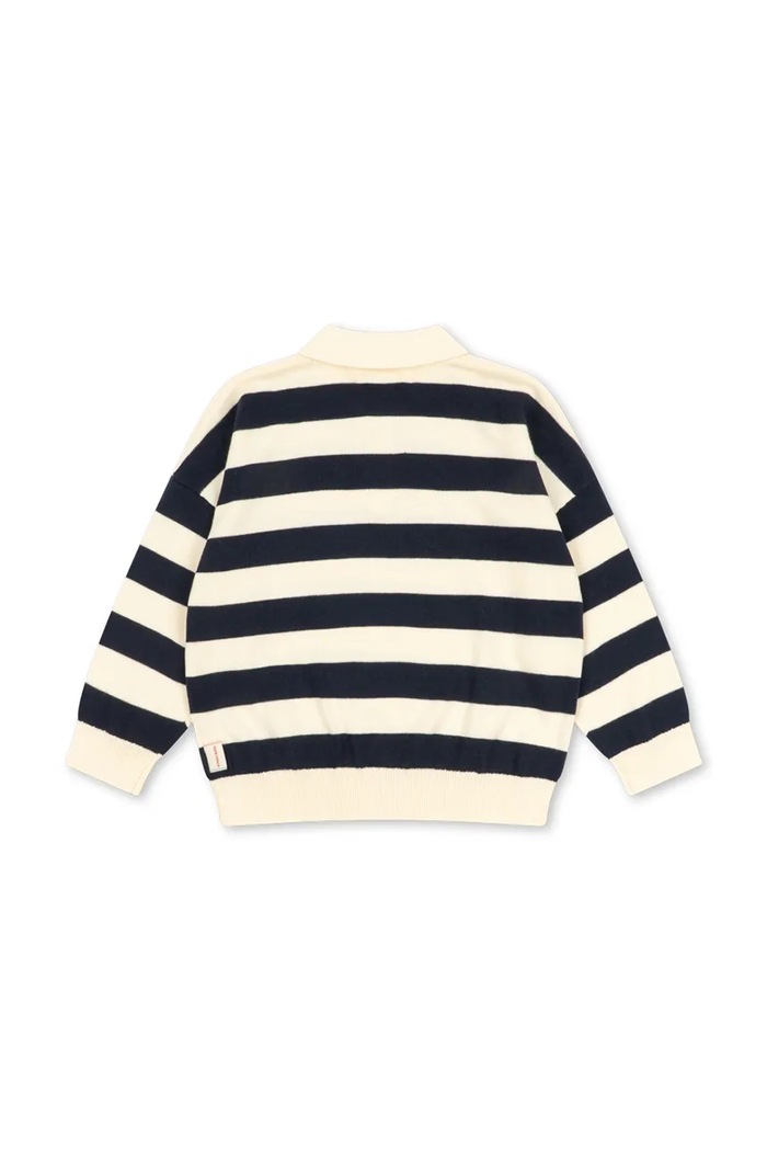 Konges Sløjd Pulover za djecu MANIS KNIT POLO KS106144.9BY2 mornarsko plava AW26