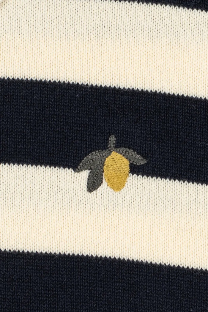 Pulover za djecu MANIS KNIT POLO Konges Sløjd KS106144.9BY2 mornarsko plava