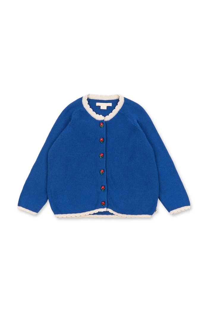 Konges Sløjd Ζακέτα παιδική βαμβακερή LALLO CARDIGAN GOTS KS106091.9BY2 μπλε AW26