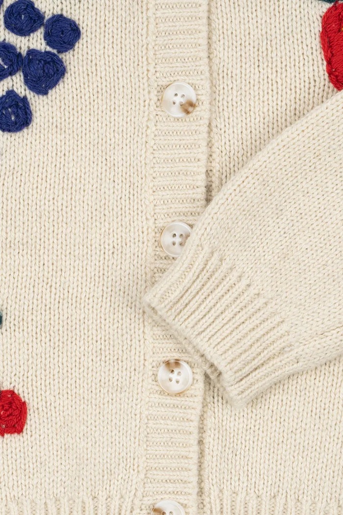 Konges Sløjd Kardigan za djecu s vunom FRUITY CARDIGAN KS106029.9BY2