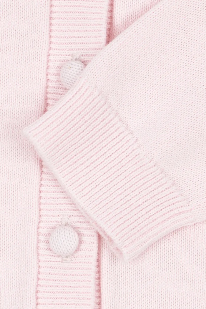 Kardigan dziecięcy bawełniany CATHY CARDIGAN Konges Sløjd różowy KS105937.9BY2