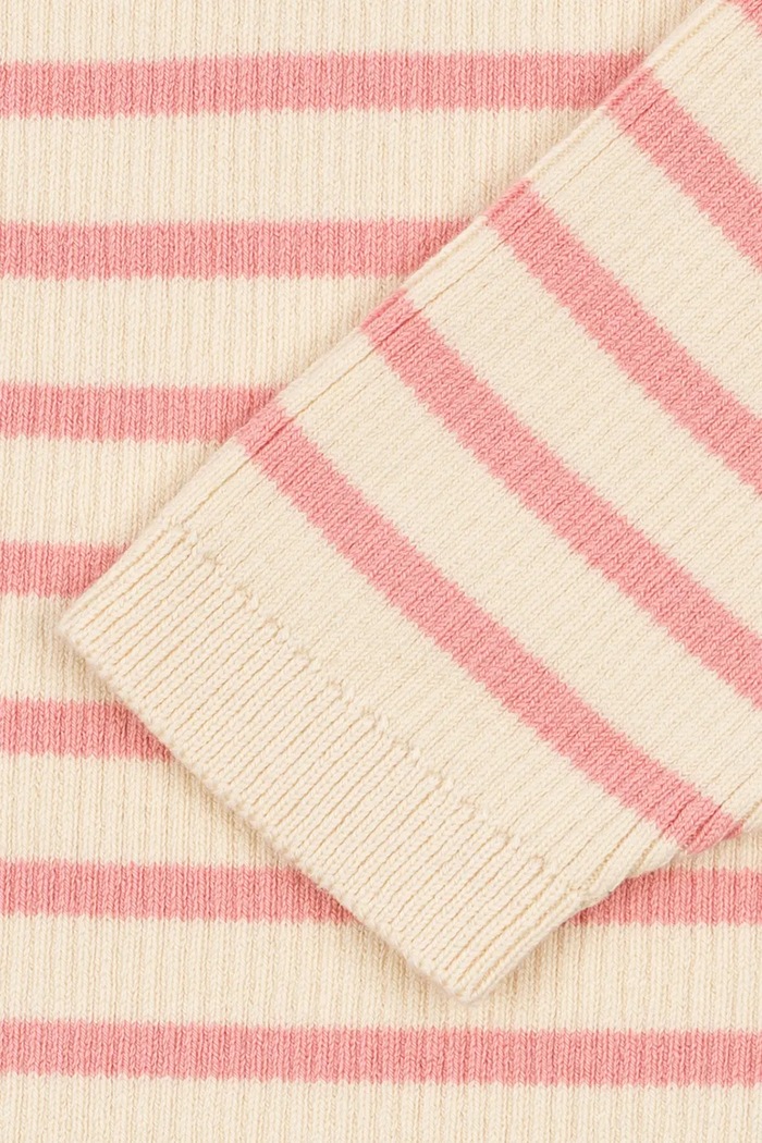 Πουλόβερ παιδικό βαμβακερό BUMA KNIT SWEATER GOTS Konges Sløjd KS105926.9BY2 ροζ