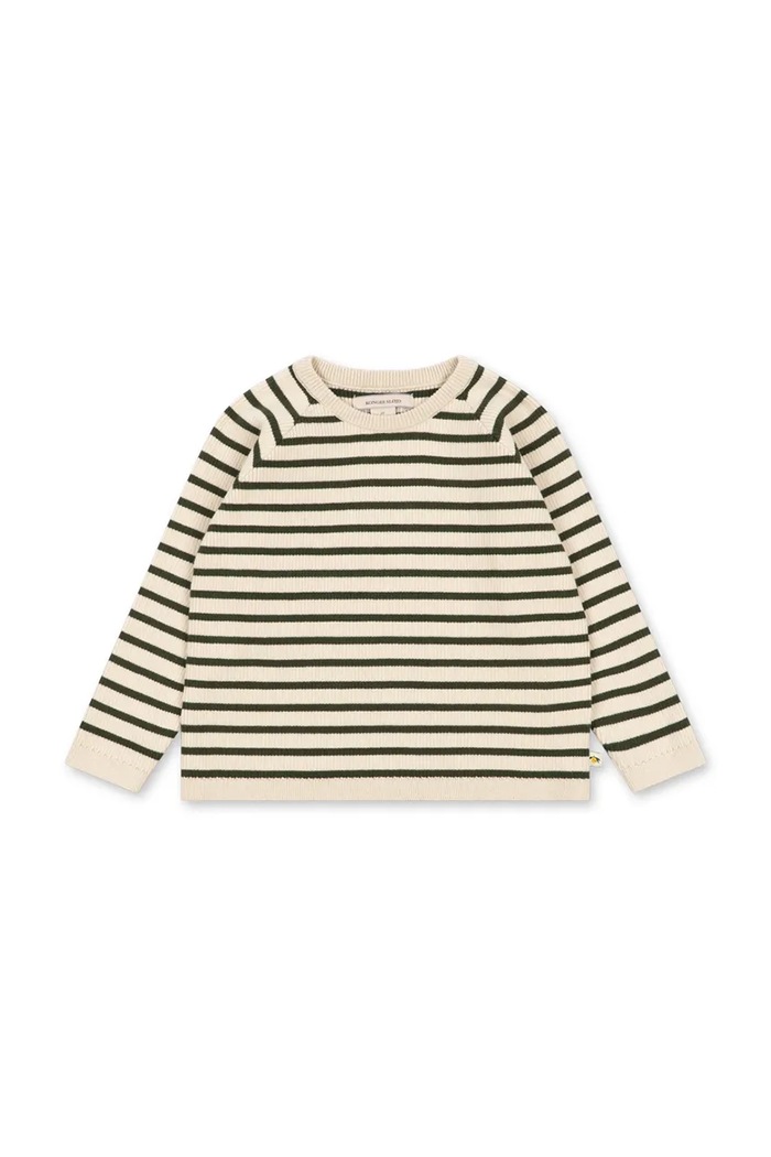 Konges Sløjd Πουλόβερ παιδικό βαμβακερό BUMA KNIT SWEATER GOTS KS105926.9BY2 μπεζ AW26