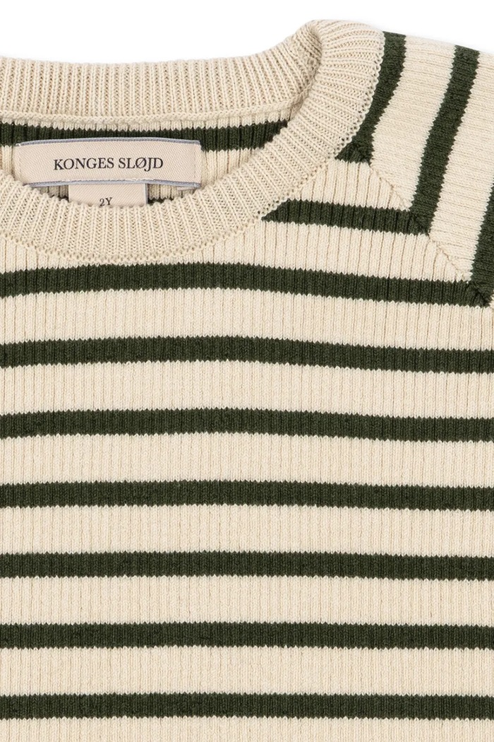 Πουλόβερ παιδικό βαμβακερό BUMA KNIT SWEATER GOTS Konges Sløjd KS105926.9BY2 μπεζ