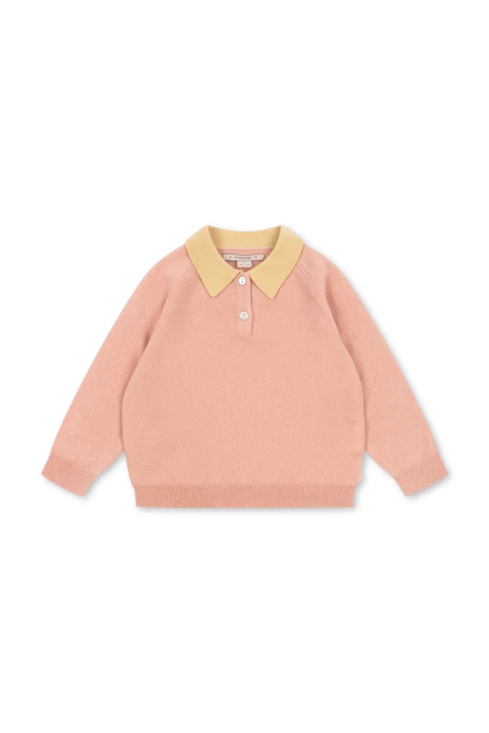 Konges Sløjd Pulover za djecu od vune BASI POLO KS105886.9BY2 roza AW26