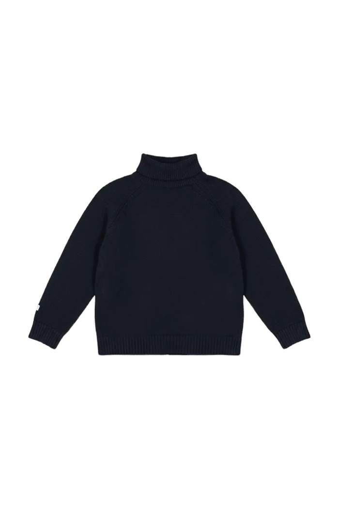 Chłopiec Donsje Golf dziecięcy bawełniany Stenn Sweater 4128900 granatowy