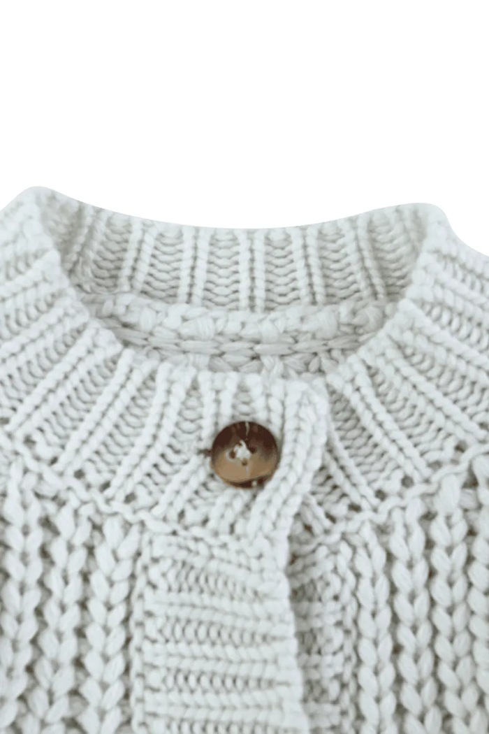 Donsje cardigan pentru copii cu amestec de lână Rikkie Cardigan albastru 4122000.98.128