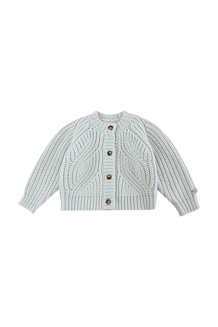 Donsje cardigan pentru copii cu amestec de lână Rikkie Cardigan 4122000.80.92 albastru AW26