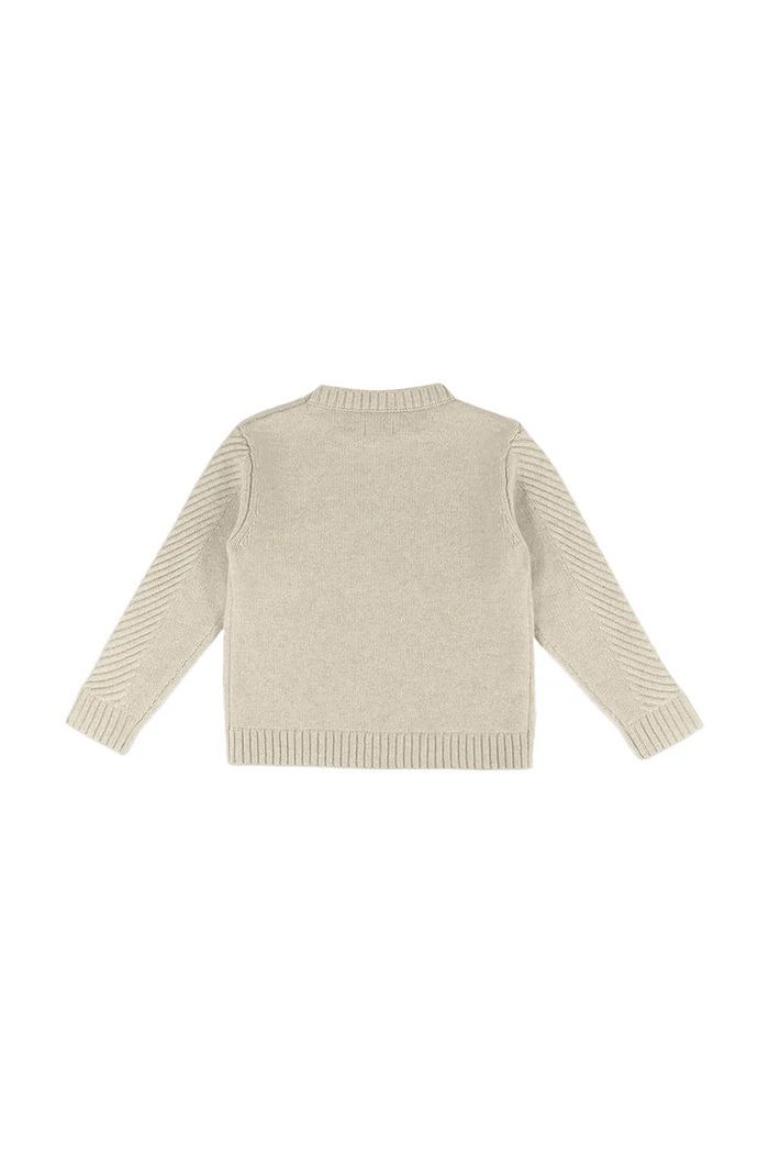 Момче Donsje Пуловер за деца от мериносова вълна Geeratz Merino Wool Sweater Mountain 4106603 бежов