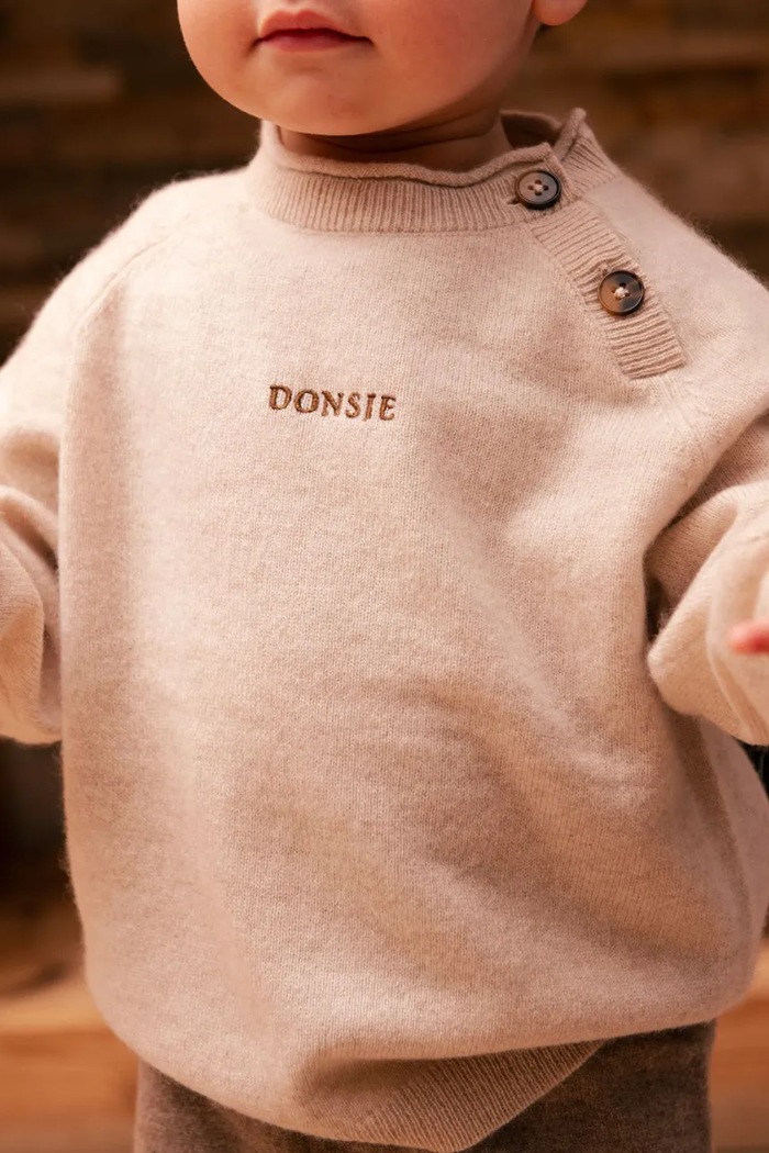 Sveter detský kašmírový Collyns Cashmere Wool Sweater Donsje béžová 3049800