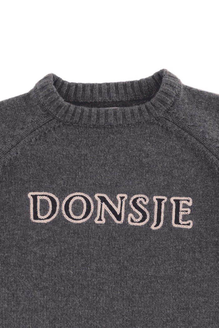 Пуловер за деца от мериносова вълна Fionn Merino Wool Sweater Donsje 4103500 сив