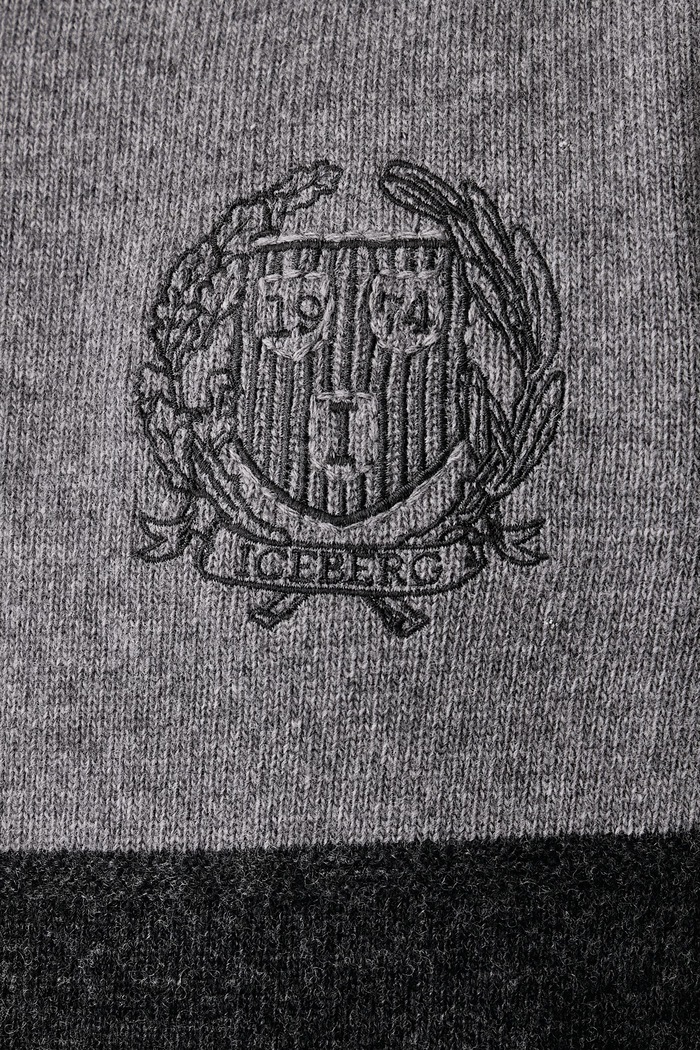 Sweter męski wełniany Iceberg szary A016.7077