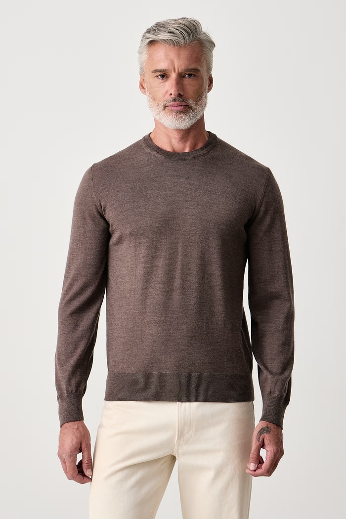 Eton Sweter damski wełniany brązowy 100015331