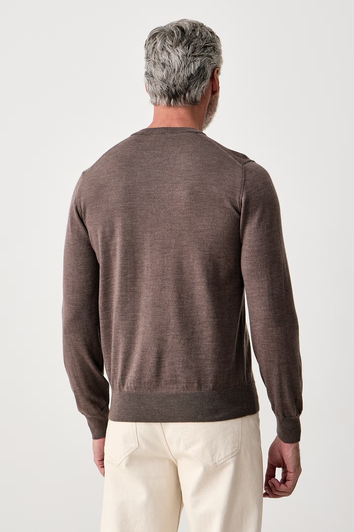 Odzież Eton Sweter damski wełniany 100015331 brązowy