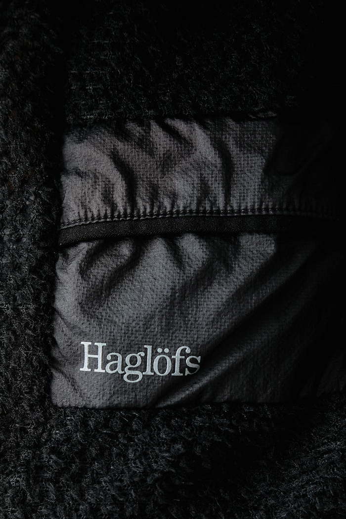 Sweter męski Vara Alpha Haglöfs czarny 608477